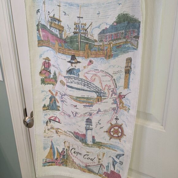 Cape Cod Massachusetts Kitchen Tea Towel - Picture 3 of 10